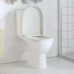 vidaXL Toilettensitz mit Absenkautomatik und Quick-Release Wei&szlig; Eckig - Wei&szlig;