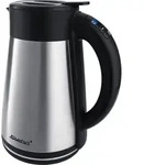 Steba WK 31 THERMO Wasserkocher schnurlos, Kontrollleuchte Silber, Schwarz (43-31-00)