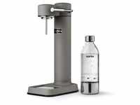 AARKE Wassersprudler Carbonator 3 Matte Grey mit PET Flasche Edelstahl Finish