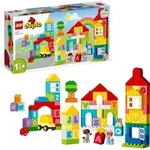 LEGO 10935 DUPLO Classic ABC-Stadt, Lernspielzeug mit gro&szlig;en Bausteinen f&uuml;r