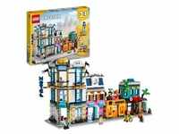 LEGO 31141 Creator 3-in-1 Hauptstraße zu Art-déco-Hochhaus oder Marktstraße