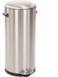 Retro Treteimer mit markanten Griffen und Kugelkappe | 30 Liter, Hx&Oslash;...