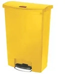 Rubbermaid 1883579, 90 l, Rechteckig, Kunststoff, Harz, Gelb, Terrasse, Kunststoff -