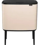 Brabantia M&uuml;lleimer Bo Touch Bin 3 x 11 L Soft Beige - Beige