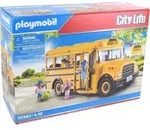 PLAYMOBIL, 70983 Konstruktionsspielzeug 46 Teile Schulbus mit Lichteffekten, Gelb -