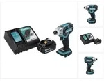 Makita DTS 141 RF1 Akku Impulsschrauber 18 V 40 Nm 1/4" Brushless + 1x Akku 3,0...