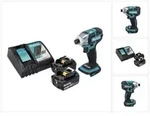 Makita DTS 141 RM Akku Impulsschrauber 18 V 40 Nm 1/4" Brushless + 2x Akku 4,0...