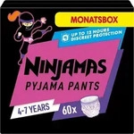Pampers Ninjamas Pyjama M&auml;dchen Windelhosen 4-7 Jahre (17-30 kg) 60 St&uuml;ck