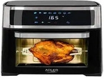 ADLER AD 6309 fettfreier Backofen - Schwarz/Silber