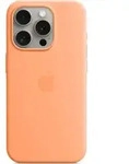 iPhone 15 Pro Silicone Case with MagSafe - Orange Sorbet - Orange