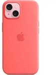 iPhone 15 Silicone Case with MagSafe - Guava - Rot