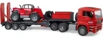 MAN TGA Tieflader mit Manitou Teleskoplader MLT 633 - Gold