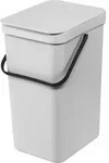 Brabantia Sort & Go Abfallbeh&auml;l. Light Grey 16 L - Grau