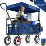 KESSER&reg; Bollerwagen faltbar mit Dach Handwagen Transportkarre Ger&auml;tewagen |...