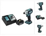 Makita DTS 141 RM1 Akku Impulsschrauber 18 V 40 Nm 1/4" Brushless + 1x Akku 4,0...