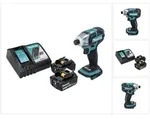 Makita DTS 141 RT Akku Impulsschrauber 18 V 40 Nm 1/4" Brushless + 2x Akku 5,0...