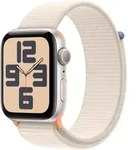 Apple Watch SE GPS 44mm Alu Polarstern Sport Loop - Beige