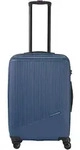 Travelite Bali Reisekoffer M Trolley 67cm 4 Rad Rollen TSA Hartschale blau -