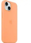 iPhone 15 Silicone Case with MagSafe - Orange Sorbet - Orange