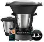 Cecotec 04341, 3,3 l, Schwarz, Edelstahl, Drehregler, Ber&uuml;hrung, LED, Edelstahl,