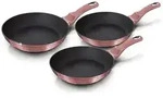 3Er Set Bratpfannen 20/24/28Cm Berlinger Haus Bh-6170 I-Rose - Rosa