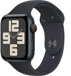 Apple Watch SE GPS+Cell 44mm Alu Mitternacht Sportarmband S/M - Schwarz