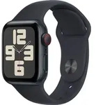 Apple Watch SE GPS+Cell 44mm Alu Mitternacht Sportarmband M/L - Schwarz