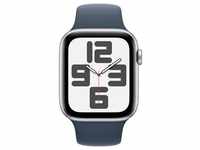 Apple Watch SE Aluminium Silber Silber 44 mm ML 150-200 mm Umfang Winterblau GPS +