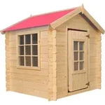 Timbela M570R-1 Kinderspielhaus aus Holz- Spielhaus im Freien f&uuml;r Kinder -