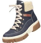 Rieker Schn&uuml;r-,Zug-u.Schnallenstiefel in blau, Gr. 36 - Blau - 36