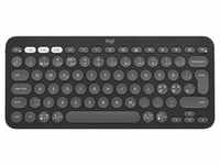 Logitech Pebble Keys 2 K380s - Tastatur, kabellos, Bluetooth LE, QWERTY, Nordisch
