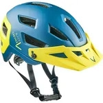 BLACK CREVICE - Damen & Herren MTB - Fahrradhelm - ENDURO | Farbe: Petrol/Gelb 