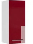 H&auml;ngeschrank Vicco Fame-Line Bordeaux Hochglanz 30 cm, Model 34797 - Rot/Wei&szlig;