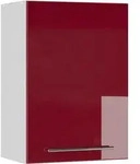 H&auml;ngeschrank Vicco Fame-Line Bordeaux Hochglanz 50 cm, Model 34795 - Rot/Wei&szlig;