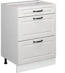 K&uuml;chenunterschrank Vicco R-Line Wei&szlig; Landhaus 60 cm mit Schubladen, ohne