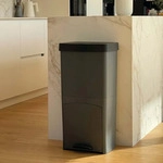 Kitchen Move PICEA, 70 l, Rechteckig, Recycelbarer Kunststoff, Grau, Terrasse,