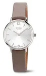 Boccia Damen Armbanduhr Trend 3345-01 Reintitan mit Lederband beige - Silber