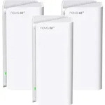 Tenda Nova MX21 Pro (3er-Pack) WiFi6E AXE5700 Mesh Gigabit System, 9x GLAN/GWAN,