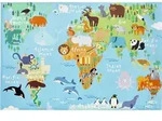 Obsession Teppich Torino Kids 233 Weltkarte 160x230cm