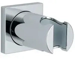 Grohe Rainshower Wandbrausehalter eckige Rosette chrom - 27075000 - Silber
