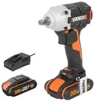 WORX WX272 Akku Schlagschrauber 20V, inkl. Akku, Ladeger&auml;t Und Koffer - Schwarz