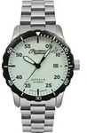 ZEPPELIN 7268M-5 Chronograph Uhr Herrenuhr Edelstahl Chrono Datum silber - Wei&szlig;