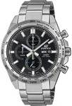 Casio Herrenuhr Edelstahlband Edifice Armbanduhr EFR-574D-1AVUEF - Silber/Schwarz