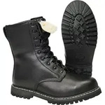 Brandit Boot Herren Springerstiefel schwarz Basics Leder EU39 - Schwarz - 39