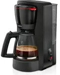 Bosch TKA2M113, Filterkaffeemaschine, 1,25 l, Gemahlener Kaffee, Schwarz - Schwarz