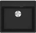 Franke Maris Einbausp&uuml;le Fragranitbecken MRG 610-52 A Black Matt Handbedienung...