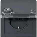 GIRA 456967 SCHUKO KD Schloss gleich + B (456967) - Grau