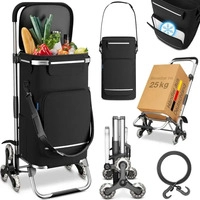 maxVitalis Treppensteiger-Einkaufstrolley "Premium", Schwarz