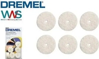 Dremel 2615041432, Dremel 2615041432 Polierrad 13mm (6 Stk.) 414 Schaft-&Oslash;...