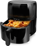 EMERIO AF-129329.3, EMERIO AF-129329.3 Hei&szlig;luft-Fritteuse 5l 1500W Schwarz